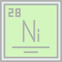 nickel vecteur icône conception