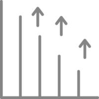 conception d'icône de vecteur de profit