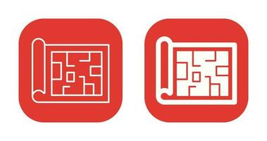 icône de vecteur de plan directeur