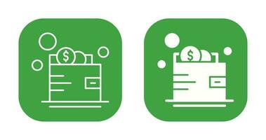 icône de vecteur de portefeuille