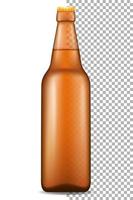 bouteille pour bière illustration vectorielle stock transparent isolé sur fond blanc vecteur