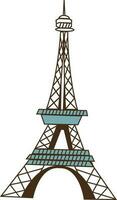 magnifique Eiffel la tour dans Paris. vecteur