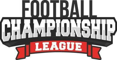 brillant Football championnat ligue texte décoré blanc Contexte. vecteur