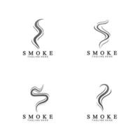 illustration de logo icône fumée vapeur vecteur