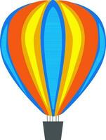 illustration de coloré chaud air ballon. vecteur