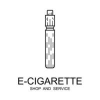 vape magasin logo conception concept vecteur. vapoter logo conception modèle vecteur