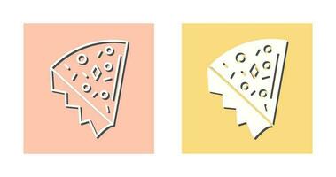 icône de vecteur de tranche de pizza