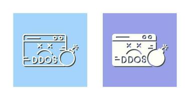 icône de vecteur ddos