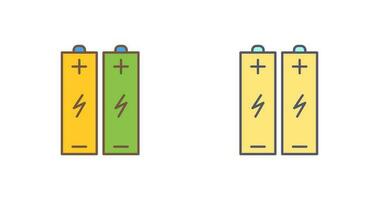 icône de vecteur de piles