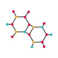 structure de la molécule de science vecteur