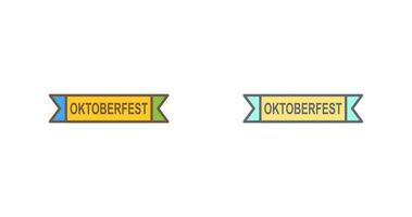 icône de vecteur de bannière oktoberfest