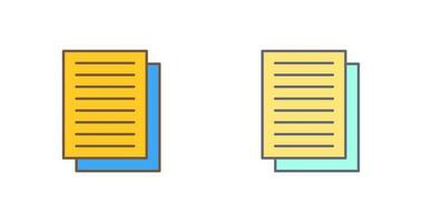 icône de vecteur de document