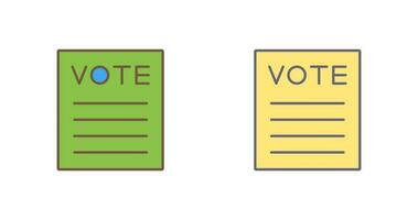 icône de vecteur de vote