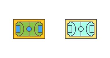 icône de vecteur de terrain de football