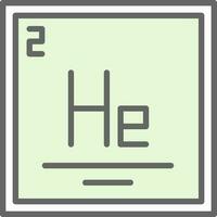 hélium vecteur icône conception