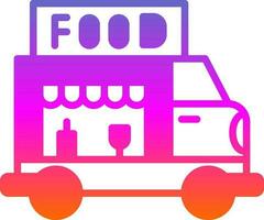 conception d'icône de vecteur de camion de nourriture