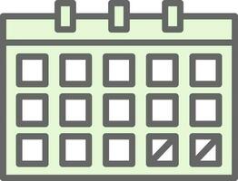 conception d'icône de vecteur de calendrier