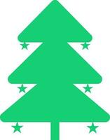 étoiles décoré Noël arbre sur Contexte. vecteur