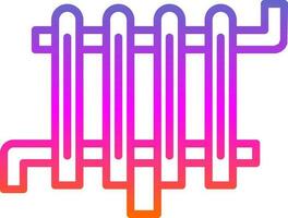 conception d'icône de vecteur de radiateur