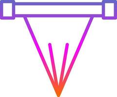 conception d'icône de vecteur de drapeau hors-jeu