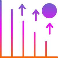 conception d'icône de vecteur de croissance