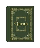 livre sacré du Coran vecteur