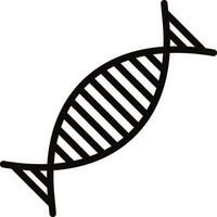 vecteur illustration de ADN icône ou symbole.