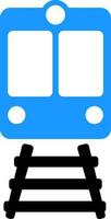 train signe ou symbole pour transport. vecteur