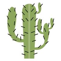 plante sèche de cactus vecteur