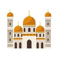 icône du temple de la mosquée vecteur