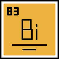 bismuth vecteur icône conception