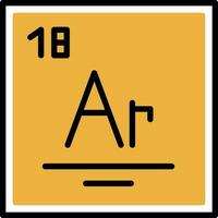 argon vecteur icône conception