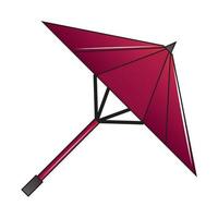 parapluie japonais traditionnel vecteur