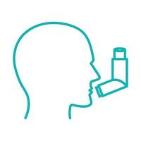 inhalateur pour asthmatique vecteur