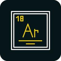 argon vecteur icône conception