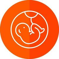 embryon vecteur icône conception