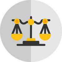 conception d'icône de vecteur d'échelle de justice