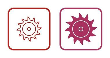 icône de vecteur de lame de scie