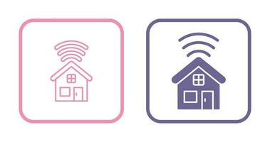 icône de vecteur de maison intelligente