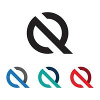 modèle de conception lettre q logo icône vecteur