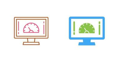 icône de vecteur de test de vitesse