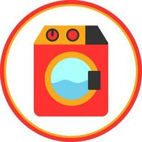 machine à laver machine vecteur icône conception