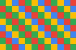 coloré échecs planche modèle. à carreaux carré la grille géométrique Contexte vecteur. vecteur