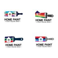 création de logo vectoriel de peinture à la maison