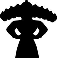 silhouette de Ravana avec Dix têtes, dussehra concept. vecteur