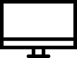 lcd icône ou symbole dans ligne art. vecteur