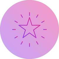 icône de vecteur étoile unique