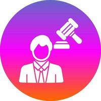 conception d'icône vecteur avocat