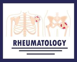 rhumatologie corps humain vecteur