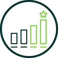 conception d'icône de vecteur de classement